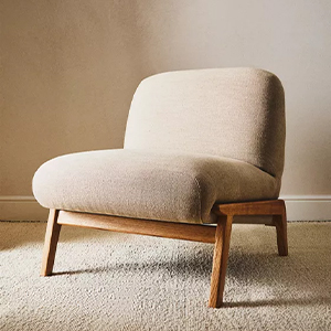 ZARA HOME ARMCHAIR UPHOLSTERED IN LINEN
